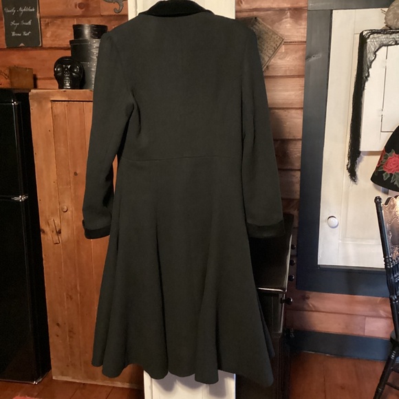 COLLECTIF LONDON DICKENS VICTORIAN SWING COAT & CAPELET UK14 - L - Picture 4 of 7